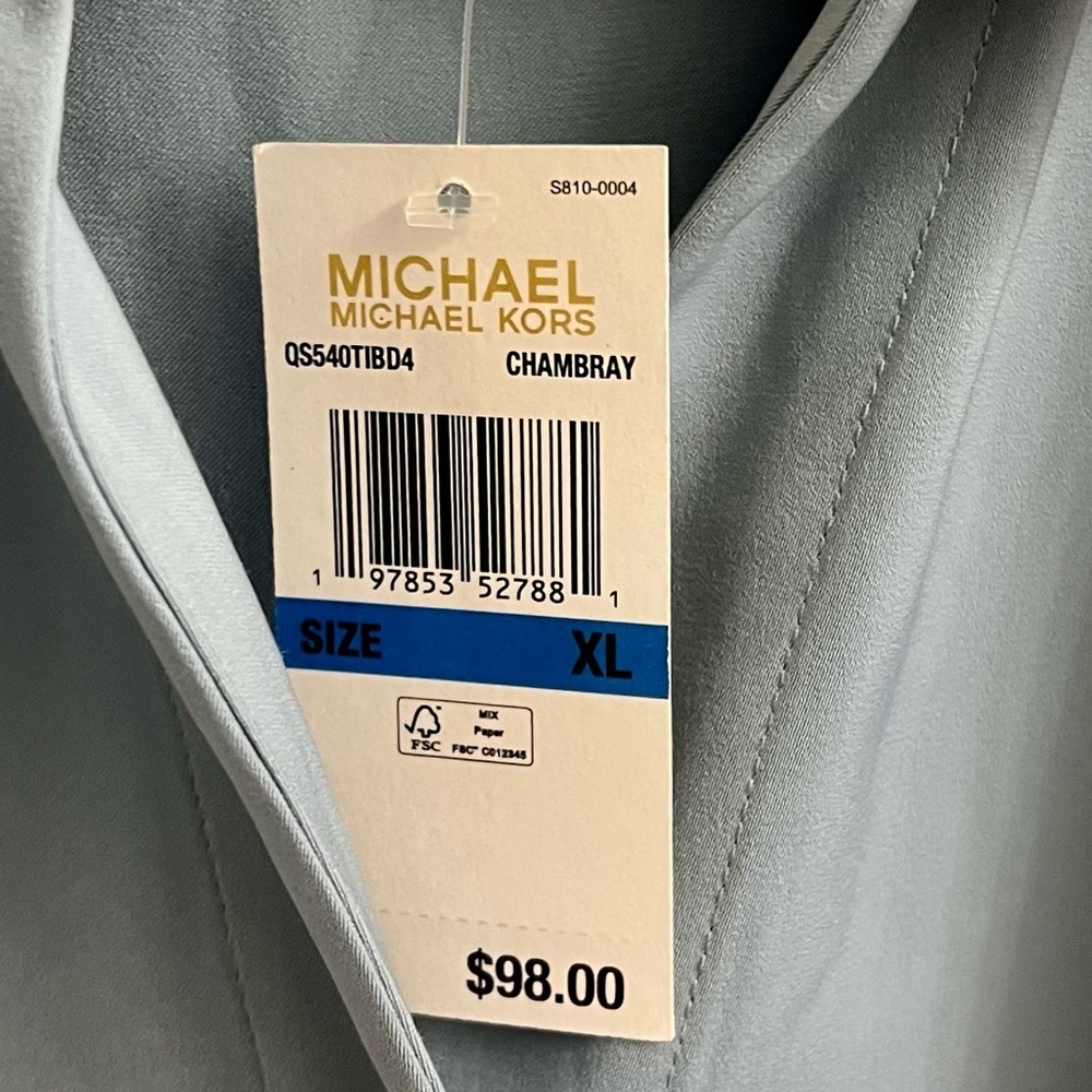 Michael Kors Relaxed Fit Blouse NWT - Picture 6 of 6